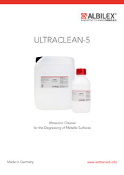 ULTRACLEAN-5 - Ultrasonic Cleaner for the Degreasing of Metallic Surfaces